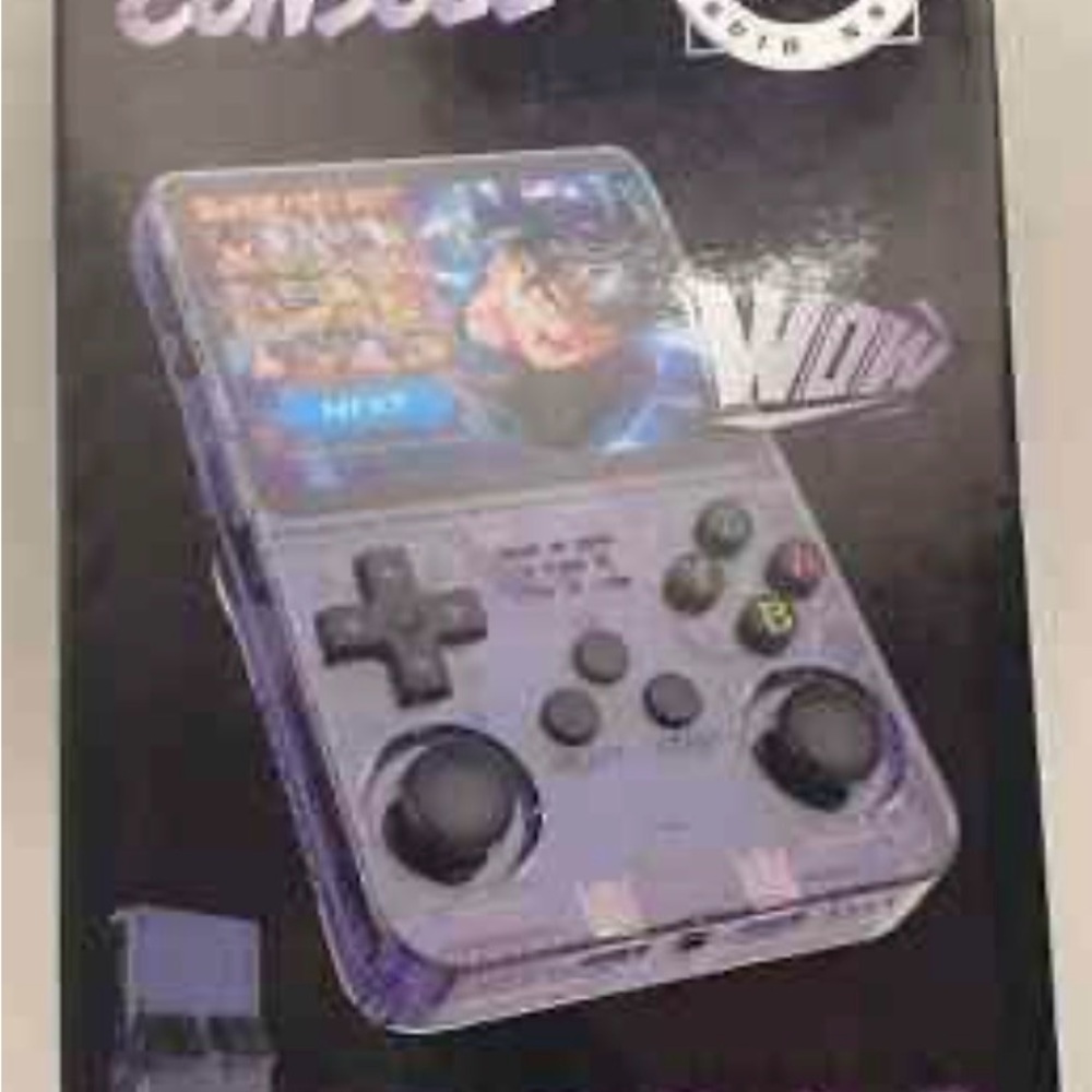R36S Handheld Game Console
 - Black